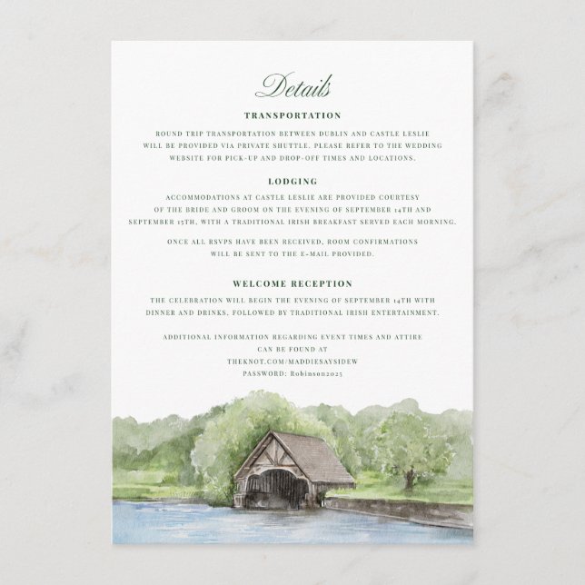 Custom Details Card (Front)