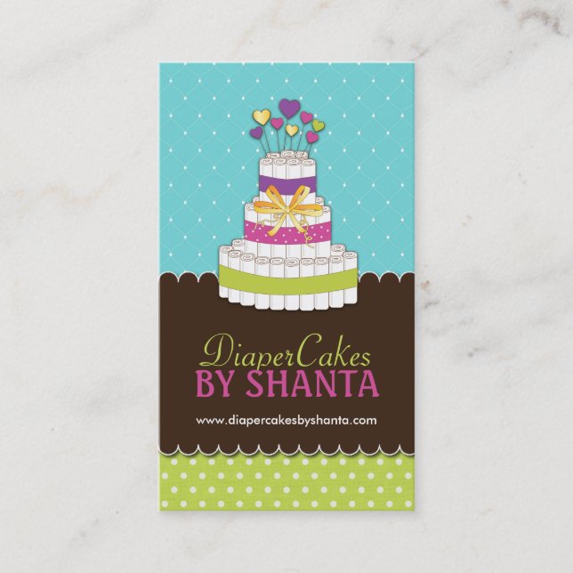 Custom - Diaper Cakes Business Cards (Front)