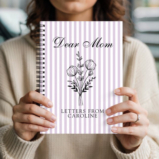 Custom diary for mum: love and gratitude letters notebook (daily journal gift for mom, mom reflection journal gift, custom gratitude diary mom gift,)
