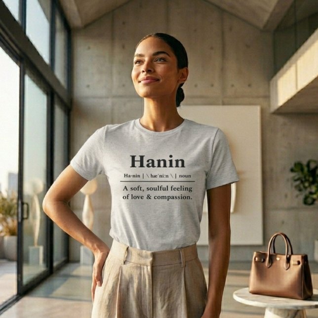 Custom Dictionary Name T-Shirt Tri-Blend Shirt (Creator Uploaded)