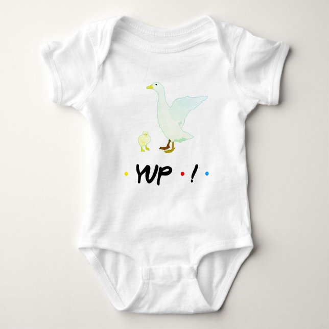 Custom ♥ DID WE JUST BECOME BEST FRIENDS ♥ YUP !  Baby Bodysuit (Front)