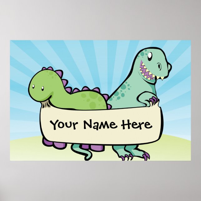 Custom Dino Poster (Front)