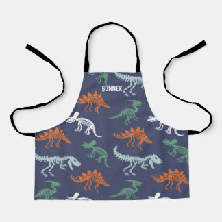 Custom Dinosaur All-Over Print Apron