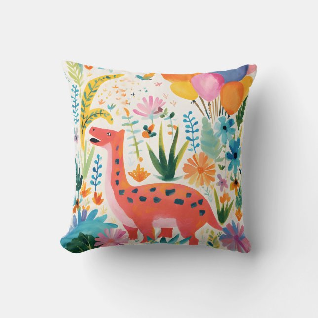 Custom Dinosaur Cushion (Front)