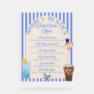 Custom Dirty Soda Menu Printable Soda Bar Sign