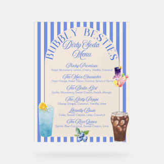Custom Dirty Soda Menu | Printable Soda Bar Sign