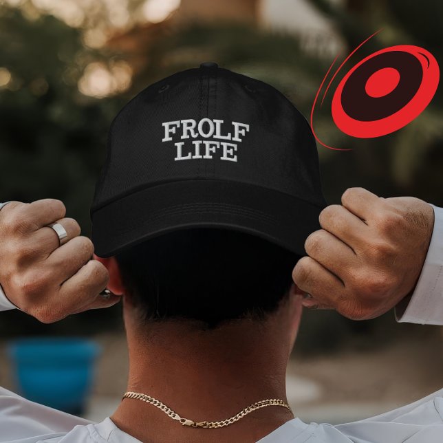 Custom Disc Golf Life Gift for Players Embroidered Hat (Creator Uploaded)