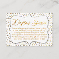 Custom Display Shower Insert