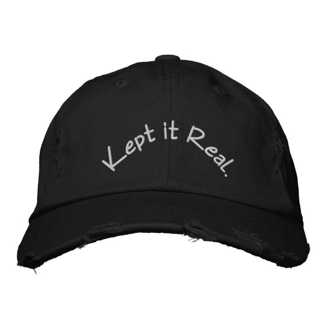 Custom Distressed Baseball Cap (Front)