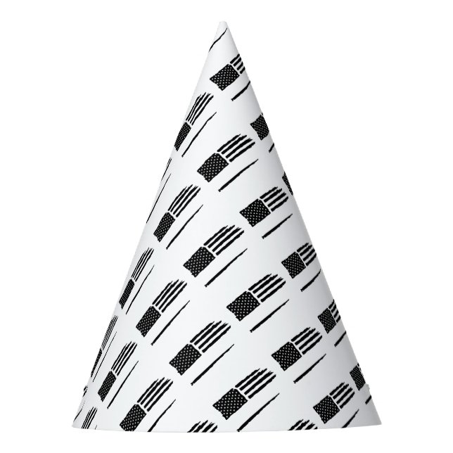 Custom Distressed Flag Party Hat (Front)