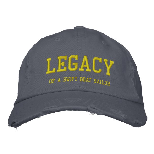 Custom Distressed Legacy baseball cap (Front)