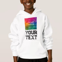 Custom Distressed Text Upload Image Kids Boys