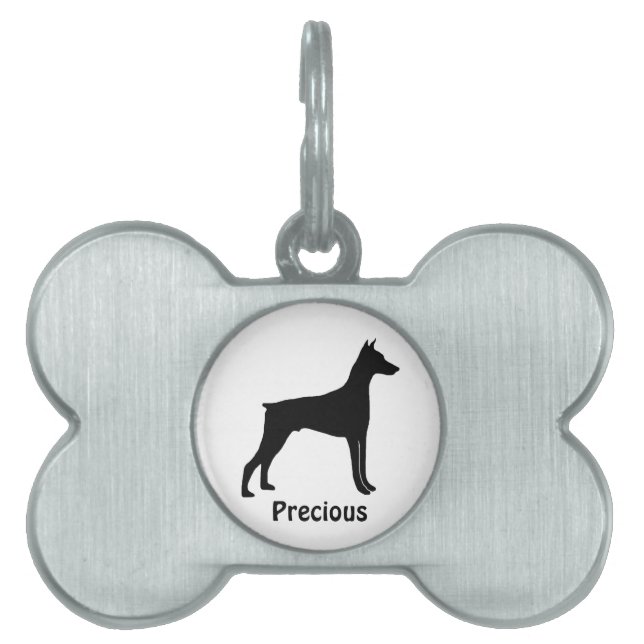 Custom Doberman Pinscher Dog Tag (Front)