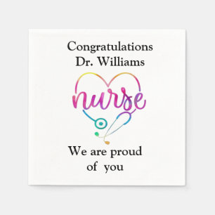 Custom Doctor Graduation Nurse 2025  Napkin