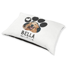 Custom dog bed, with photo