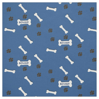 Custom Dog Bone Fabric