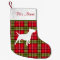Custom Dog Breed Red & Green Plaid
