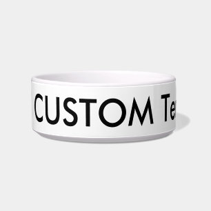 Custom Dog, Cat, Pet Bowl Medium 25oz. Ceramic