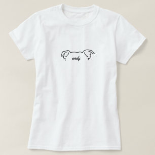 Custom Dog Ear Shirt Dog Mum 