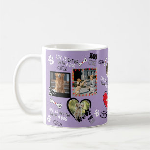 Custom Dog Face Mug, Personalised Dog Photo Coffee Mug