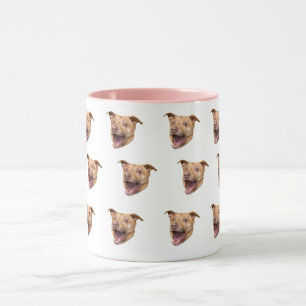 Custom Dog Face Mug   Personalized Pet Mug