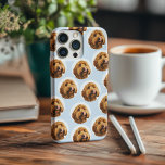 Custom Dog Face | Personalised Pet Light Blue iPhone 15 Pro Case<br><div class="desc">Turn your pup into the ultimate phone accessory! This Custom Pet Photo iPhone Case features your dog’s adorable face in a playful repeat pattern on a light pastel blue background. Just upload your favourite pet photo and instantly create a fun and heartwarming case that goes everywhere you do. Whether you’re...</div>
