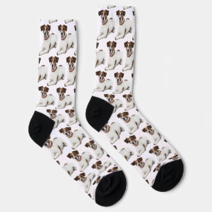 Custom Dog Face Photo Socks with Personalised