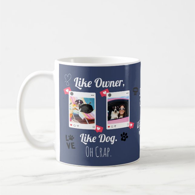 Custom Dog Lover Mug | Personalised Pet Photo Gift (Left)