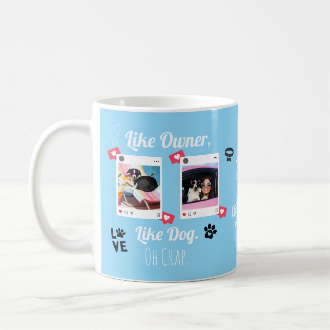 Custom Dog Lover Mug | Personalised Pet Photo Gift (Left)