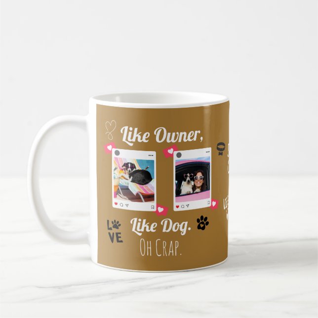 Custom Dog Lover Mug | Personalised Pet Photo Gift (Left)