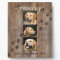 Custom Dog Memorial Rustic Wood Look Keepsake