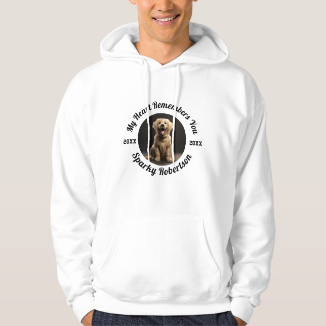 Custom Dog Memory & Remembrance Design Hoodie (Front)