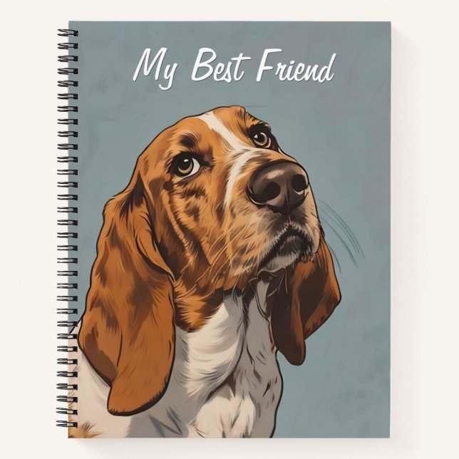 Custom Dog  Notebook (Front)