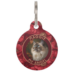 Custom Dog Owner Gift Anemones Pet Tag