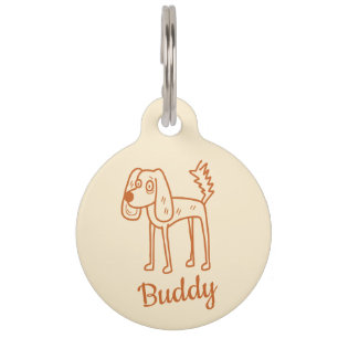Custom Dog Pet ID Tag – Personalised Pet Name
