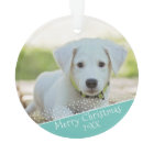 Custom Dog Pet Photo Christmas Holiday Keepsake