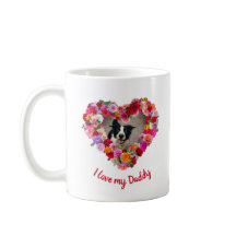 Custom Dog / Pet Photo Father's Day Rose Heart
