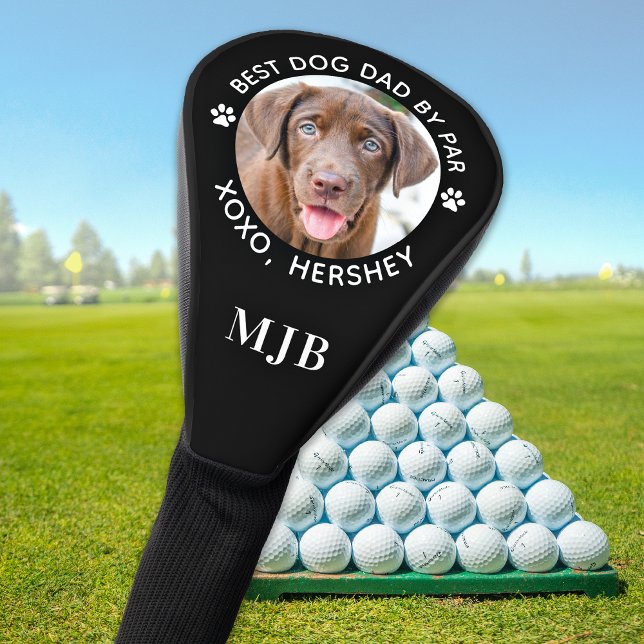 Custom Dog Pet Photo Personalised Monogram Golf Head Cover (Creator Uploaded)