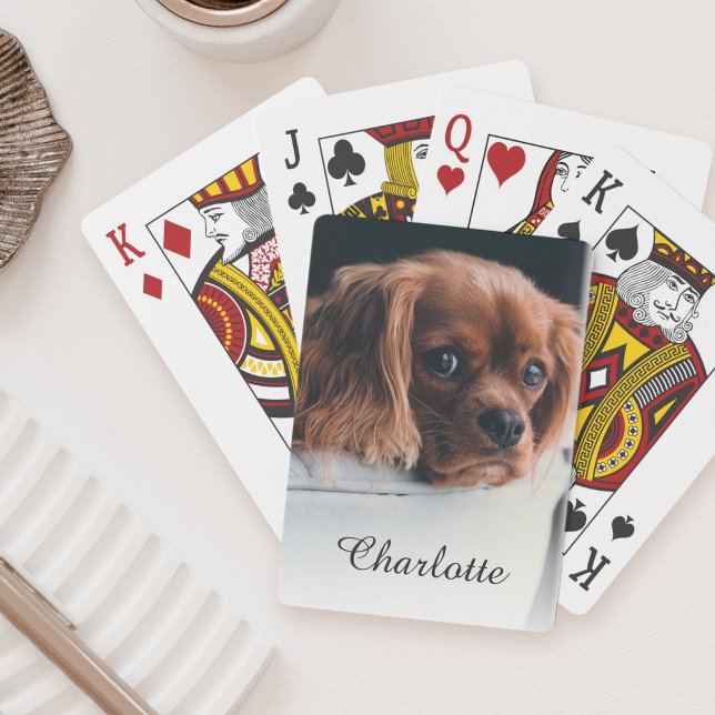Custom Dog Pet Photo Playing Cards (Creator Uploaded)