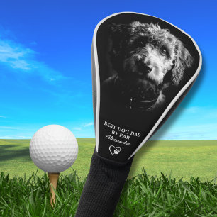 Custom Dog Photo Best Doodle Dad By Par  Golf Head Cover