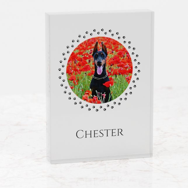 Custom Dog Photo Block - Personalised Pet Gift (Creator Uploaded)