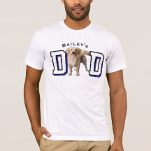 Custom Dog Photo Dad Shirt - Personalised Pet!