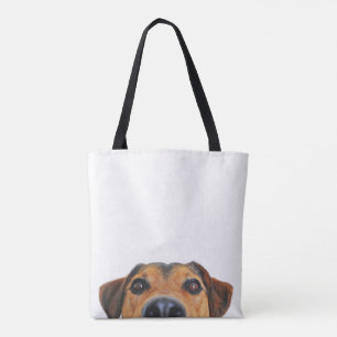 Custom Dog Photo Double Sided Tote Bag