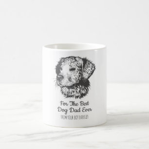 Custom Dog Photo Fathers Day Coffee Mug