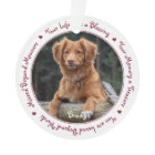 Custom Dog Photo Keepsake Pet Memorial