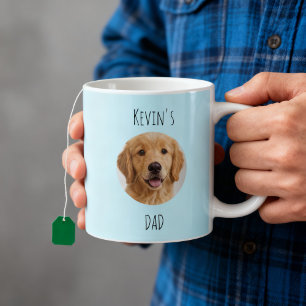 Custom Dog Photo Mug   Personalized Pet Dad Gift