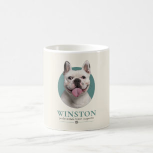 Custom Dog Photo & Name Coffee Mug