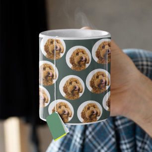 Custom Dog Photo Personalized Pet Face Coffee Mug