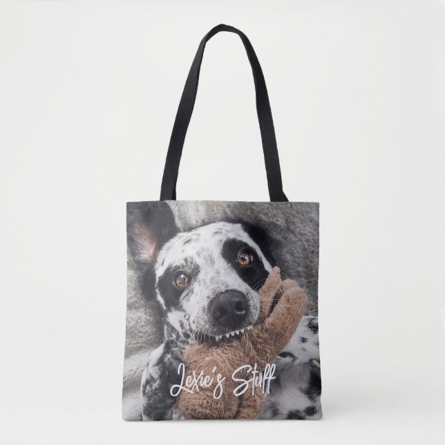 Custom Dog Photo  Tote Bag (Front)