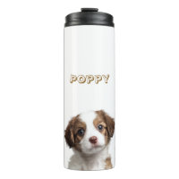 Custom Dog Thermal Tumbler - Personalised Name